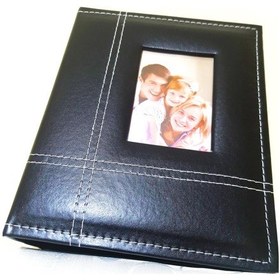 Resim 10x15 Cm 4x6 Fotoğraf Albümü 200'lük Deri Siyah 