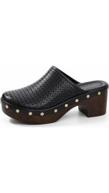 Resim Patron Shoes Kadın Platform Dolgu Topuk Terlik Günlük Şık Rahat Terlik 