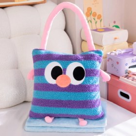 Resim Zhuque Dopamin Yastık Yorgan Çift Amaçlı Ikisi Bir Arada Araba Ofis Şekerleme Battaniyesi Sevimli Yastık Kanepe Yastığı (Yurt Dışından) 