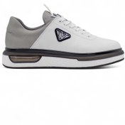 Resim VOYAGER M057 HAKİKİ DERİ ERKEK SNEAKER BEYAZ 