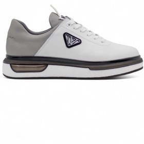 Resim VOYAGER M057 HAKİKİ DERİ ERKEK SNEAKER BEYAZ 