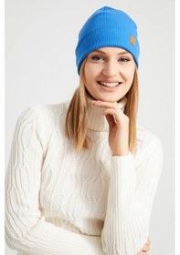 Resim Kadın Balıkçı Style %100 Pamuklu Kaşkorse, Terletmez, Ultra Hafif, Yumuşak Bere - Standart / Derin Mavi Derin Mavi 