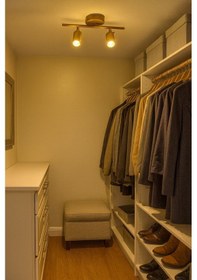 Resim Koal Avize Spoti 2'li Eskitme Renk Gün Işığı Modern Tasarım Cafe - Mutfak - Banyo Spot Ledli Sıralı Avize Eskitme Eskitme 