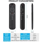 Resim Xinhang G50S Google Ses Hava Fare Mikrofon Gyroskope 2.4g Kablosuz Ir Android Tv Kutusu Için Uzaktan Kumanda Öğrenme Pk G20S Pro | Uzaktan Kumanda (Yurt Dışından) 