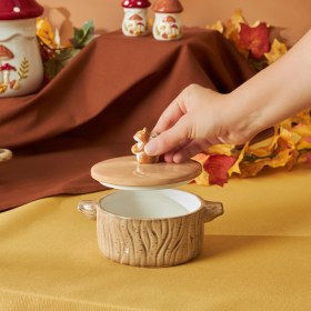 Resim Karaca Cozy Sincap Kapaklı Kase 400 ml 