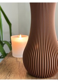 Resim Sora Bohem Vazo Kahverengi 