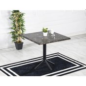 Resim Avvio Zen 2 Kişilik Verzalit 80x80 Yemek Masası Takımı-mutfak Masası Takımı Kahve Kahve 