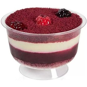 Resim Ayaklı Tatlı Kasesi Şeffaf 200 Cc - 500 Adet 