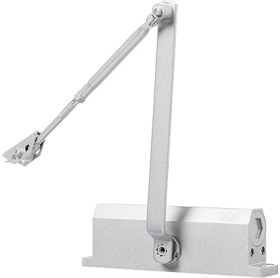 Resim Misda Store Kapı Hidroliği 105 Sabit Güçlü 5 Numara (100 Kg) Kapı Yayı, Gümüş 