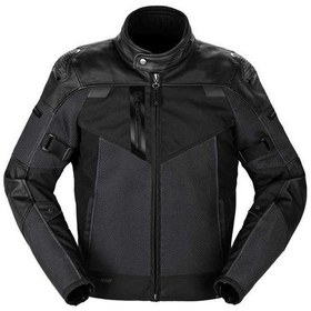 Resim Spıdı Vent Pro Yazlık File Deri Ceket Siyah 