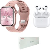 Resim Hk 9 Mini Gps/nfc/siri/chat Gpt Destekli Akıllı Saat + 3.nesil Bluetooth Kulaklık Ikili Paket 