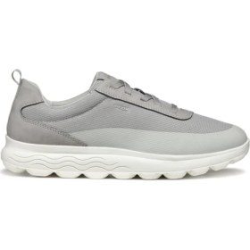 Resim Geox Erkek Gri U Spherica A - Mesh + Nbk Synt Bağcıklı Kumaş Sneaker U46BYA014EKC1010 