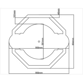Resim MOTİFPİYER Motifpiyer Lamba Tavan Göbeği 135-yuvarlak-dis-citali-8g 