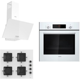 Resim Siemens - Ferre HB012FBW1T - SS206 - D087 Beyaz Ankastre Set 