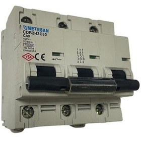 Resim Metesan 3x80a 10ka C Tipi Cdb2h3c80 Grup Sigorta 