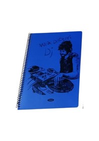 Resim Tokaç A4 Müzik Defteri Spiralli Pp Kapak 40 Yp-lacivert Dj 