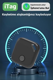 Resim L'eDoren iTag Akıllı Takip Cihazı - İphone mu Bul Uygulamasıyla Çalışır Apple ile uyumlu 