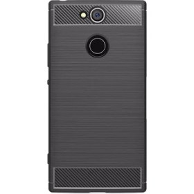 Resim Microcase Sony Xperia XA2 Ultra 6.0" Brushed Carbon Fiber Silikon TPU Kılıf 