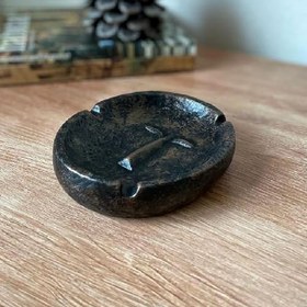 Resim Sessiz Surat Dekoratif Küllük | Bakır Rengi | Döküm Seramik Tozu | El Boyaması 