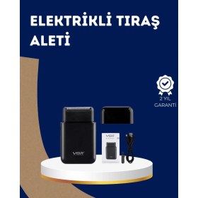 Resim Aylina Mey Ithalat® Ultra Ince Elektrikli Tıraş Makinesi | USB Şarjlı ve Su Geçirmez 