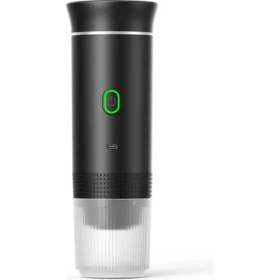 Resim 4berry Taşınabilir Şarjlı Espresso Makinesi Kapsül ve Toz Kahve Uyumlu-Cm Pro Siyah 