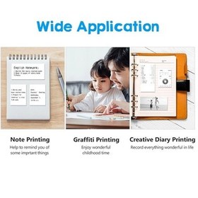 Resim Pazly Mini Bluetooth Termal Yazıcı, Taşınabilir Panda Şekilli, 1 Rulo Kağıt Dahil, 1000mah Pil, Siyah Siyah 