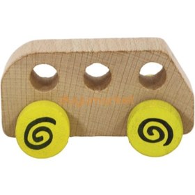 Resim Mr. Quokka Ahşap Otobüs - Sarı 