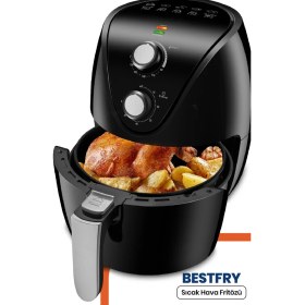 Resim Goldmaster Bestfry 4.5 Litre Airfryer Yağsız Kızartma Sıcak Hava Fritöz 