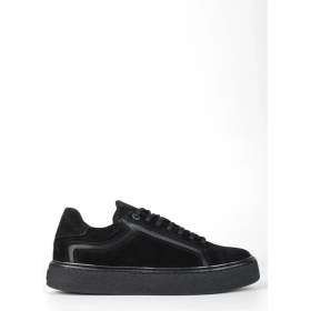 Resim Tamer Tanca Kadın Deri Siyah Süet Sneakers & Spor Ayakkabı 804 1834 Bn Ayk SK23/24 Sıyah Suet 