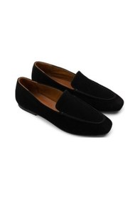 Resim Deery Hakiki Süet Siyah Kadın Babet Siyah (548641219) Siyah 