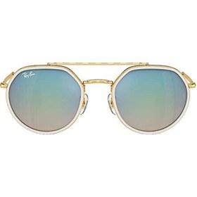 Resim Ray-Ban RB3765 Oval Altın Unisex Güneş Gözlüğü 