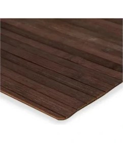 Resim Bambu Banyo Paspası Kaydırmaz Özellikli Taban 50 x 120 cm Koyu Kahverengi 