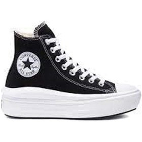 Resim Converse Ctas Move Hi Kadın Günlük Ayakkabı 568497C Siyah-Siyah-36 