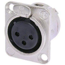 Resim NEUTRIK Neutrık Nc3fdl-1 3 Pın Xlr Şase Dişi Konnektor 