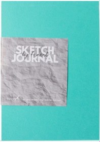 Resim Fanart Sketch Journal A4 Ivory Kağıt Turkuaz Kapak Eskiz Defteri 