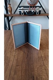 Resim EFE DERİ Bayrak Baskılı Deri Dikişli Araç Ruhsat Kılıfı Kabı Ruhsatlık Oto Ruhsat Koruyucu 