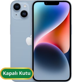 Resim Apple iPhone 14 YD Sıfır Kapalı Kutu | 128 GB Mavi 