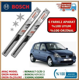 Resim Renault Clio 2 Ön Silecek Takımı / Bosch Aeroeco 