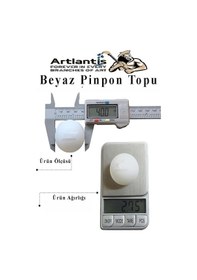 Resim Beyaz Pinpon Topu 20 Adet Masa Tenis Topu Evcil Hayvan Kedi Oyuncağı Okul Sınıf Etkinlik Deney Topu 