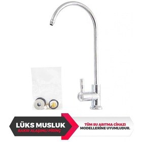 Resim Facuet 304 Paslanmaz Çelik Su Arıtma Cihazları İçin Musluk Standart Gümüş 