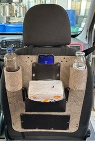 Resim sska Araç Koltuğu arka Malzeme Çantası Su, Telefon, Peçete, Kitap Standı 