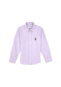 Resim U.S. Polo Assn. Kız Çocuk Lila Uzun Kollu Basic Gömlek 50317629-VR245 