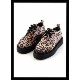 Resim Bambi Leopar Süet Kadın Casual Ayakkabı K01192181002 