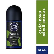 Resim NIVEA Men Erkek Roll-on Deodorant Deep Dimension Amazonia 50ml, 48 Saat Anti-perspirant Ter Koruması 