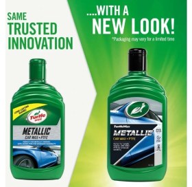 Resim Turtle Wax Metalik Ptfe Katkılı Teflon Sıvı Cila 500 ml + Mikrofiber Bez + Cila Süngeri 