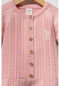 Resim U.S. Polo Assn. U.s. Polo Assn Kız Bebek Pembe Tulum Usb2784-c-v1 Pembe 