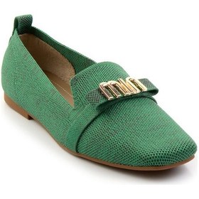 Resim Bambi Yeşil Kadın Loafer Ayakkabı K01327020382 Yeşil 