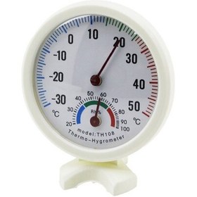 Resim Termometre Isı - Nem Ölçerçap: 7.5cmportatif Ayak Aparatlı 5023 