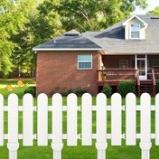 Resim 3 adet 50cm x 30cm Beyaz PVC Çit - Dayanıklı, Kolay Kurulum, İç/Dış Mekan Bahçe Kenarı, Bahçeler, Villalar ve Pet Dostu, Modern Avrupa Tarzı Tasarım, Peyzaj Çiti 