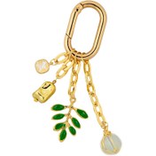 Resim Olive Grace Altın Kaplama Zincirli Çanta Süsü – KeyCharm (Bag Charm) | Happyangels 